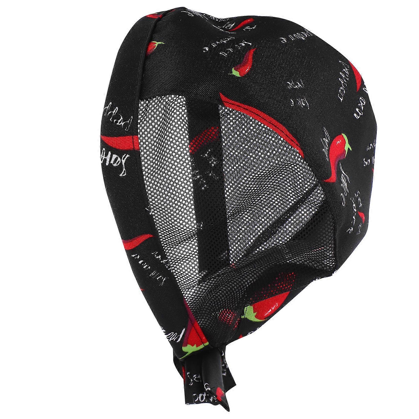 Restaurant Cap Chef Hat for Working 1Pcs Breathable Adjustable Black Hat