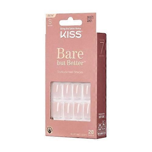 KISS Products Bare But Better Nails Nudies, 28 Count