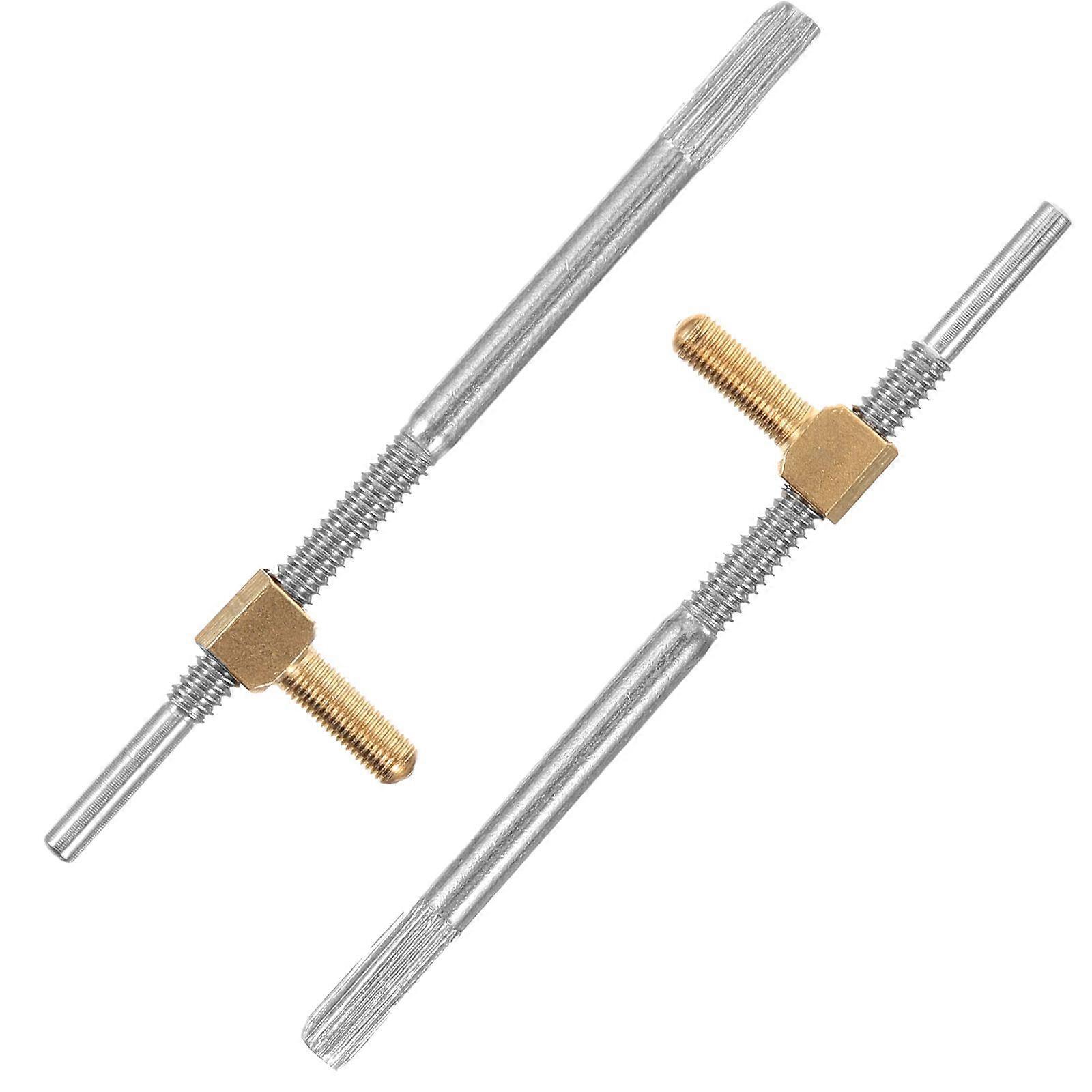 2pcs Violin Bow Screw String Instrument Bow Frog Screw Violin Fitting Part Supply