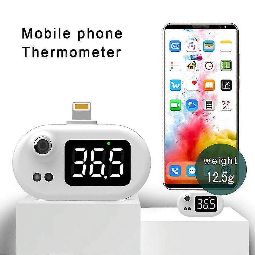 Pxcl Smart Mobile Phone Thermometer Non Contact Digital Temperature Sensor Apple Interface