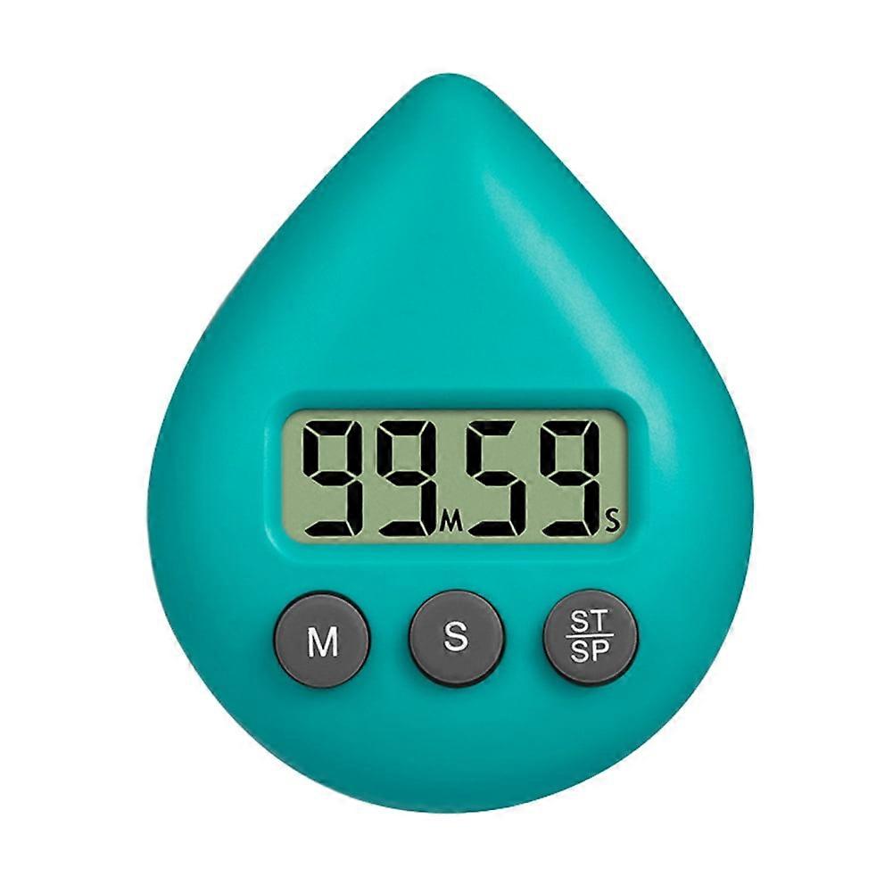 Digital Timer Waterproof Shower Timer Kitchen Bathroom Timer Timer Kitchen Essentials (Green)