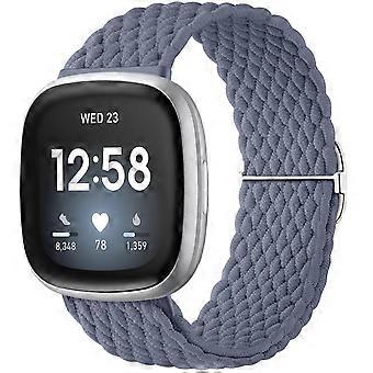 Fitbit Sense 2 Bands, Fitbit Versa 4 Bands Braided Stretchy Nylon SlipOn Breathable Sport Strap