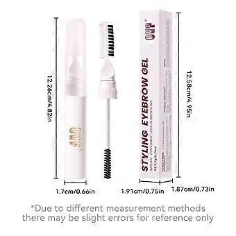 Eyebrow Sculpt Gel + Wax Hybrid   Paraben-Free Brow Styling Kit with Brush & Comb, Long-Lasting Hold for Shaping & Setting