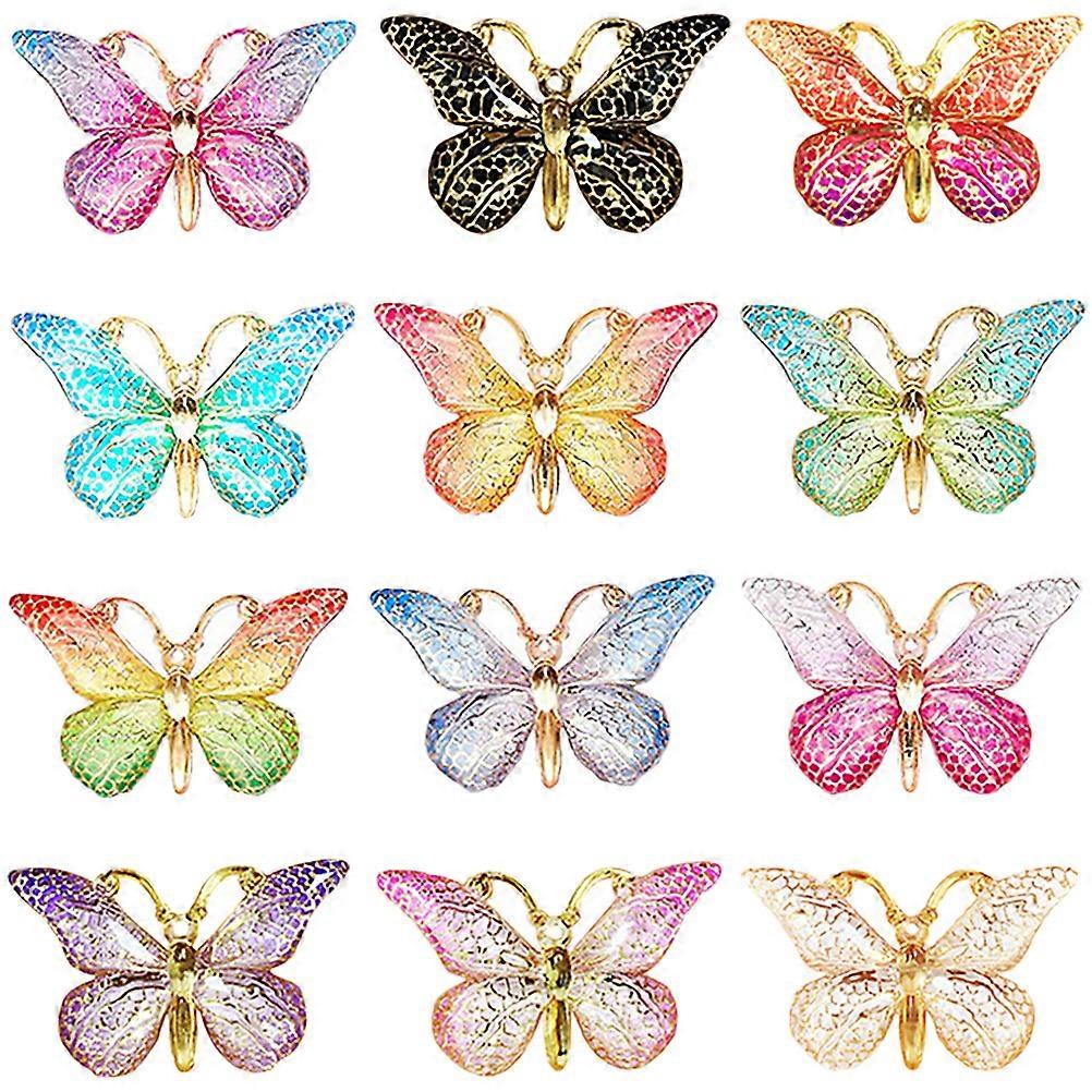 Butterfly Shape Pushpins Multi-Function Thumbtacks for Daily Use 36Pcs