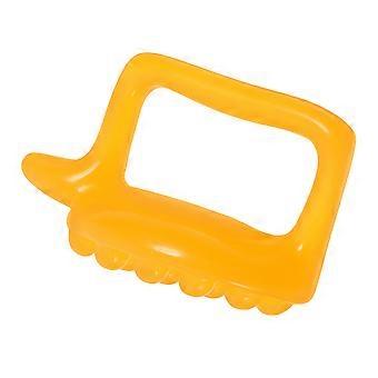 Orange Scraping Massager Massage Tool for Neck Relief 1Pcs Durable Resin