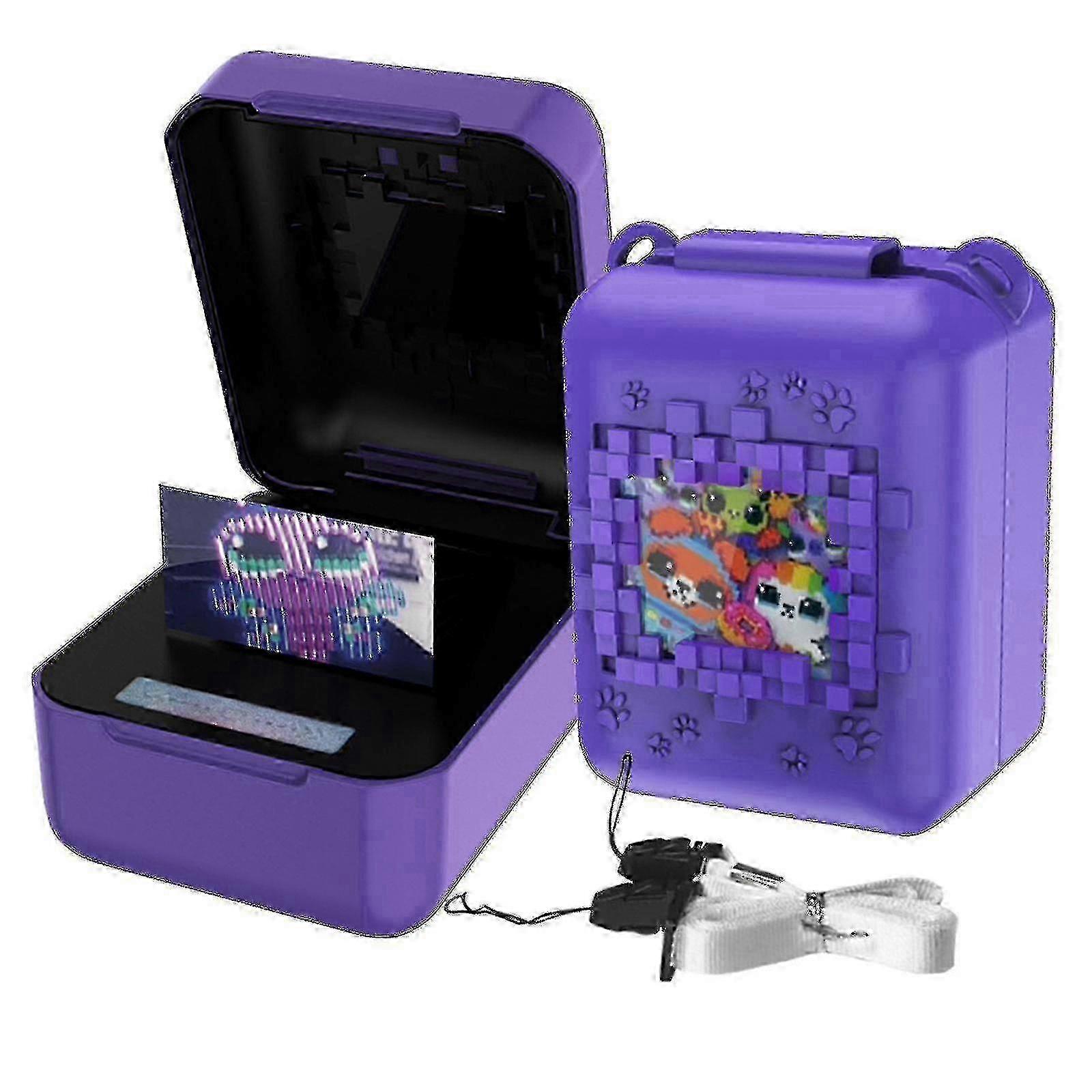 Hard Shell Cover & Storage Box Set for Bitzee Interactive Virtual Pet Game Console - Protect Your Device