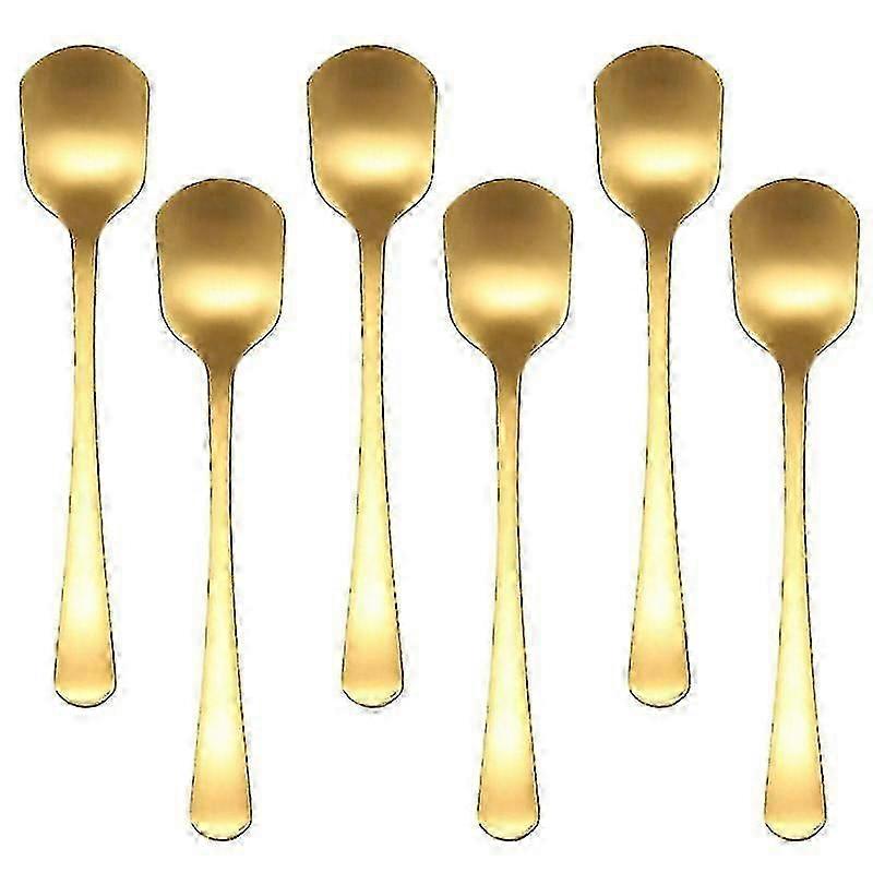 6pcs Kitchen Tableware, Dessert Spoon