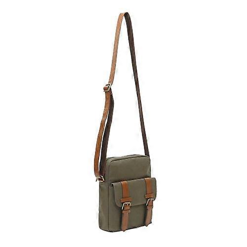 Firetrap Waxed Canvas Crossbody Bag