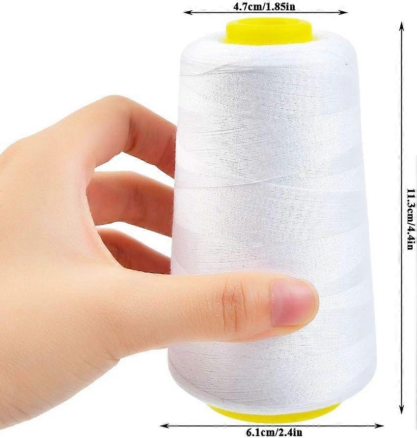 Sewing Thread Polyester 4 Set Yarn Type 402 3000 Yards Sewing Machine Thread