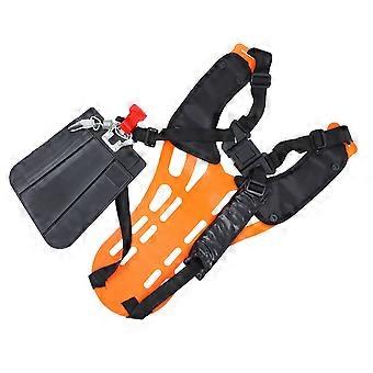 1pc Adjustable Hay Mower Harness Strap Double Shoulder for Mower Trimmer