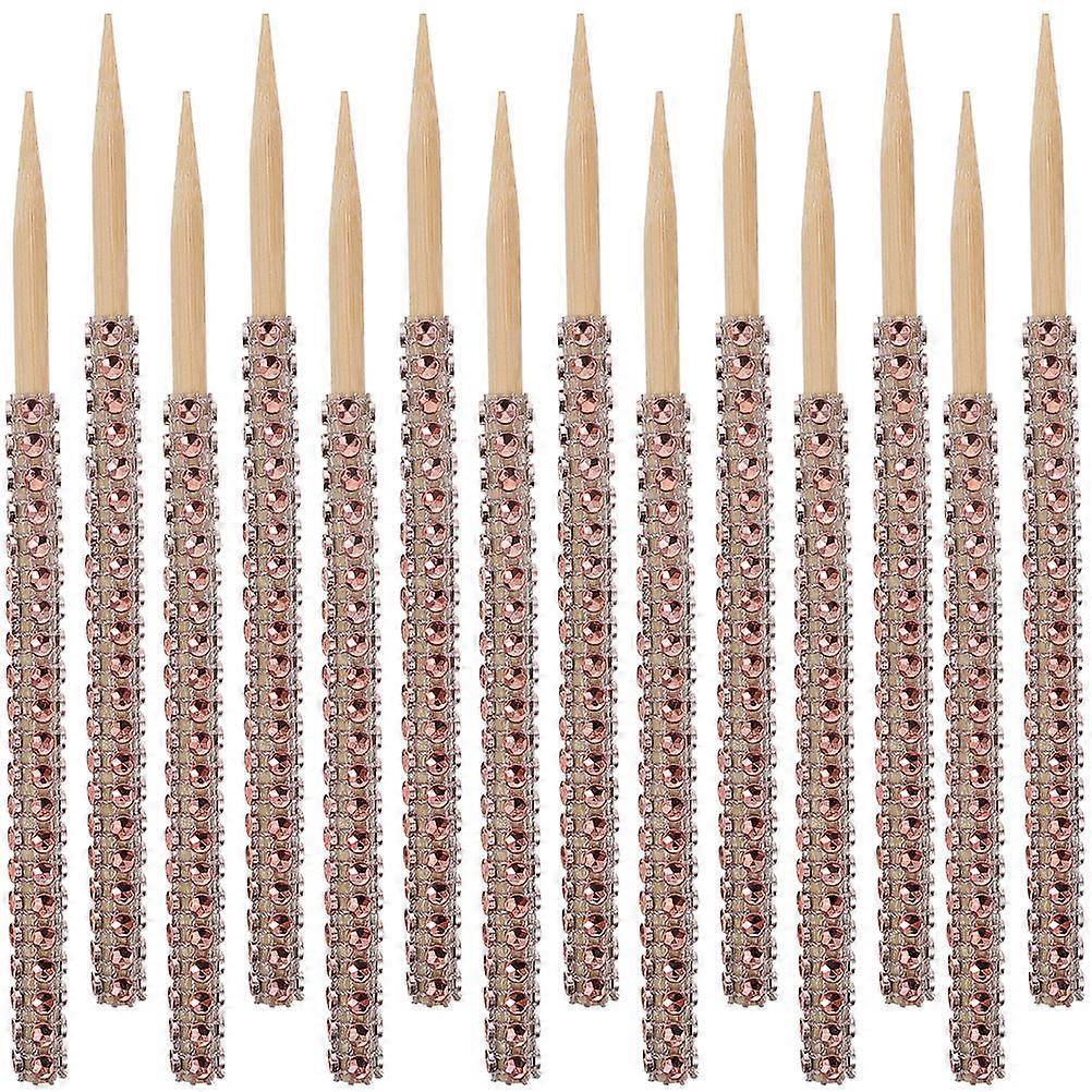 Decorative Stick Multi-Function Lollipop Stick 32Pcs Rose