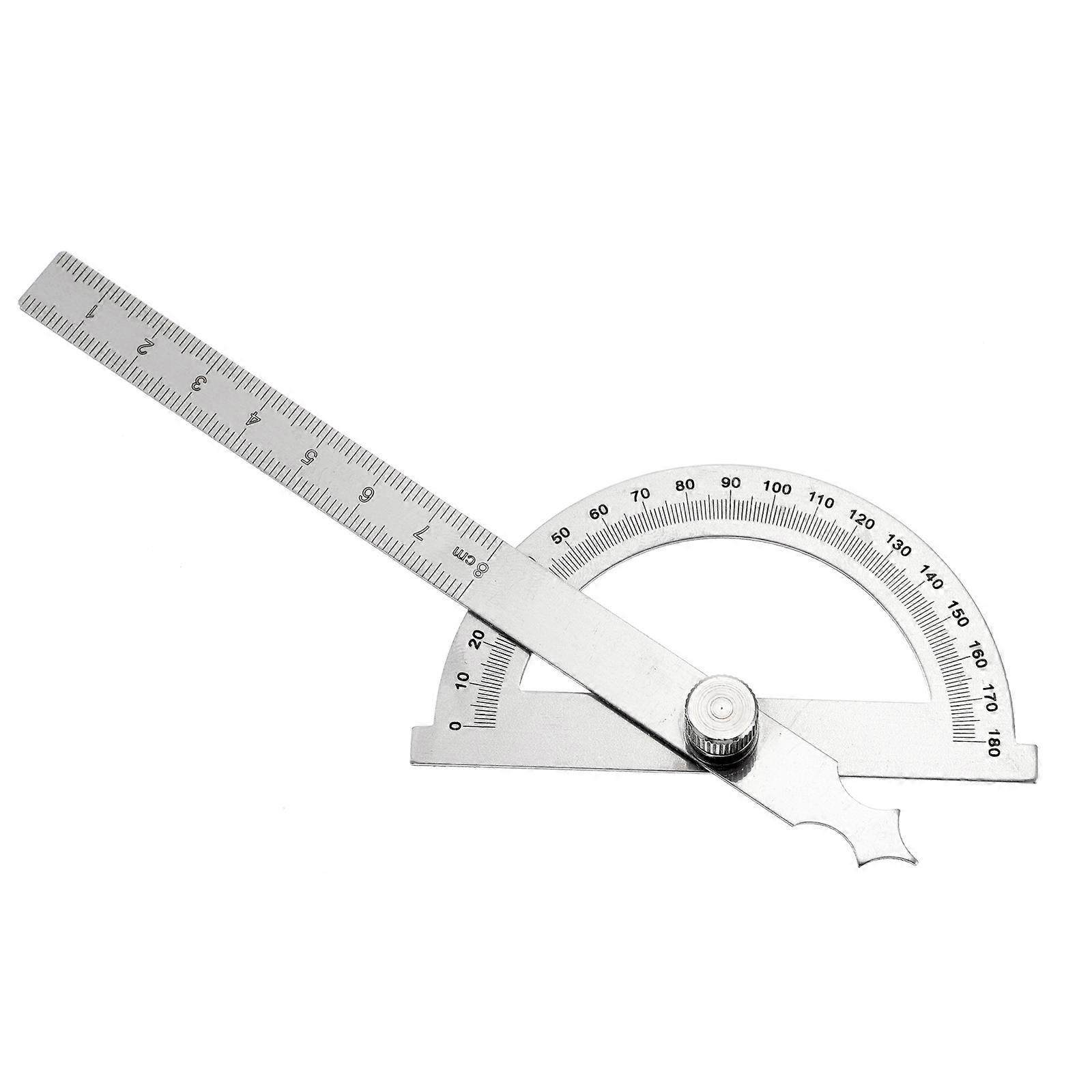 Angle Protractor Angle Finder Ruler Two Arm Stainless Steel Protractor