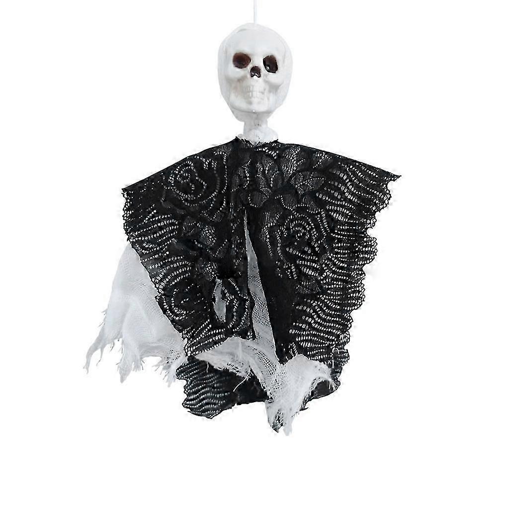 Pendentif sorcière squelette réaliste obsédant pour Halloween Decor Create