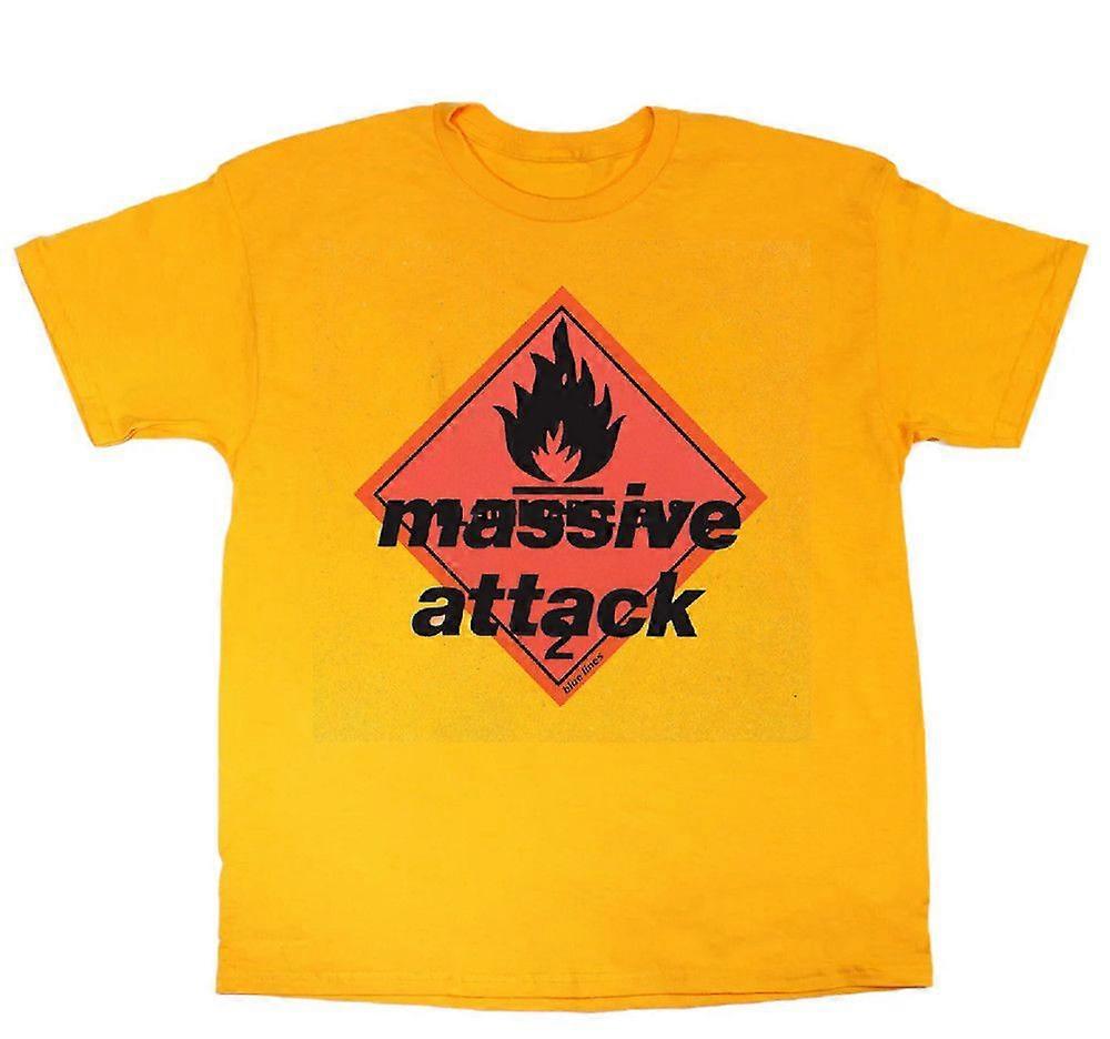 Camiseta Massive Attack Blue Lines estilo 0232