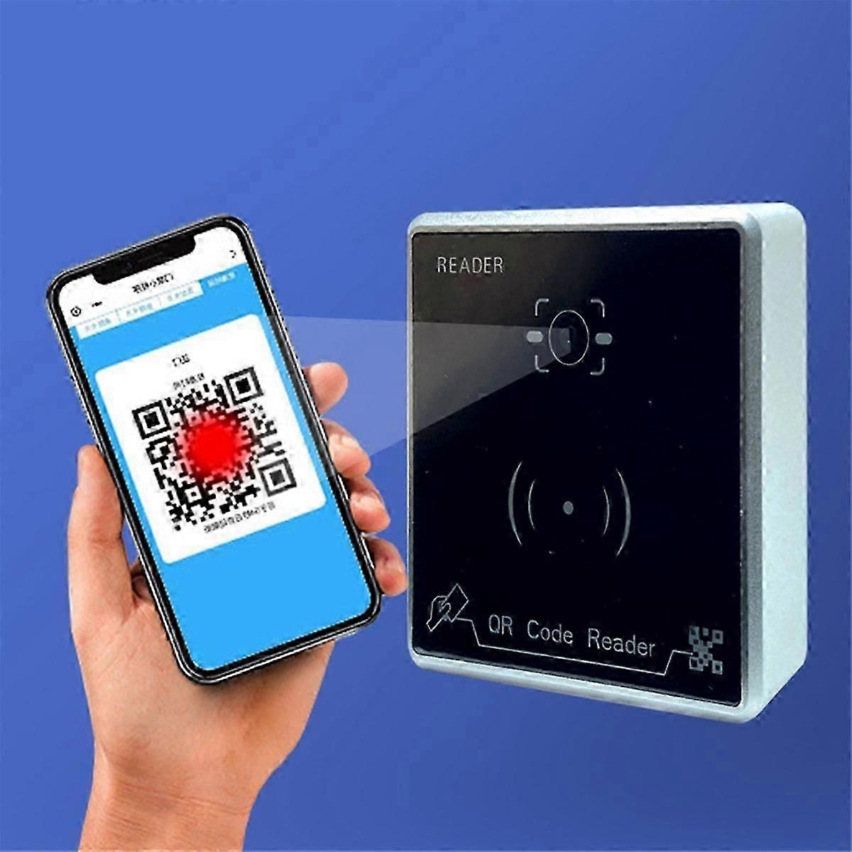 QR Code Reader Waterproof RFID Card Reader Access Control Card Reader Wiegand 26/34/66BIT Output Su
