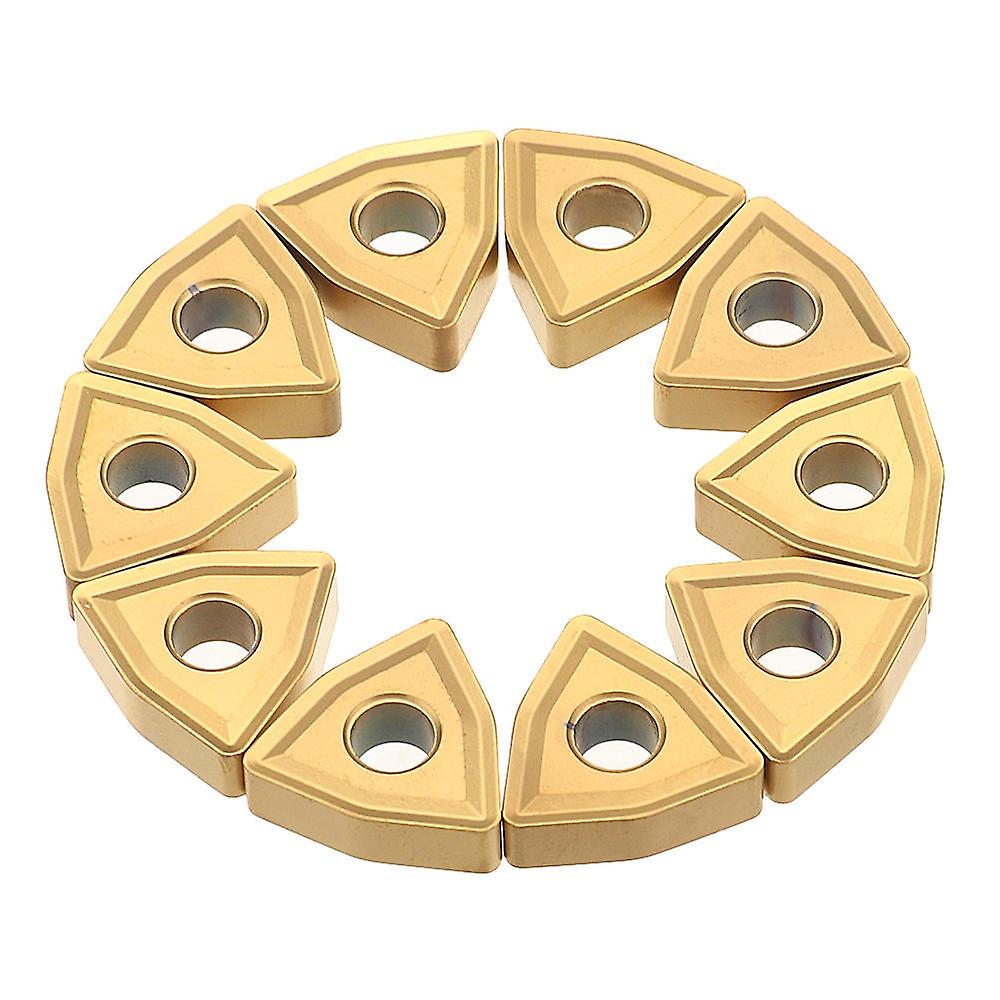 10Pcs Wnmg080408 Ms Cvd Carbide Insert Turning Tool For Dwlnr/l Pwlnr/l