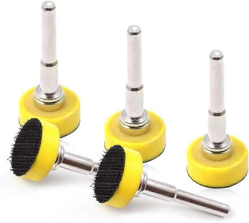 5 Pack 1" Hook and Loop Sanding Discs with Drill Attachment Holder