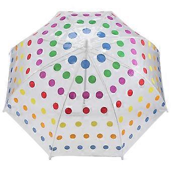 Kinder Klar Blase Regenschirm Männer und Frauen Kinder Regenschirme Transparent Lange Griff Mode U