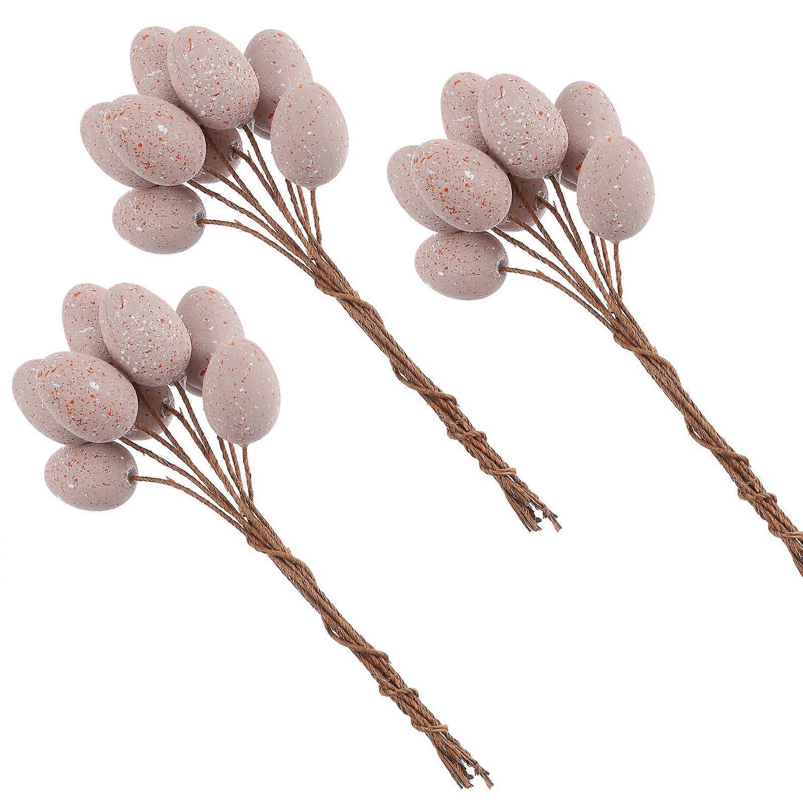 27pcs Easter Spotted Egg Decoration Branch Easter Party Celebration Decoration