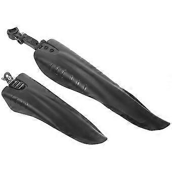 Adjustable Bicycle Mudguard Set, Front & Rear, Black, 20.44X3.85X2.36in, 1 Pack