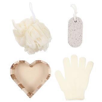 Skin Care Tools Assorted Color for Bathing Use 1Set Body Clean Tool Kit