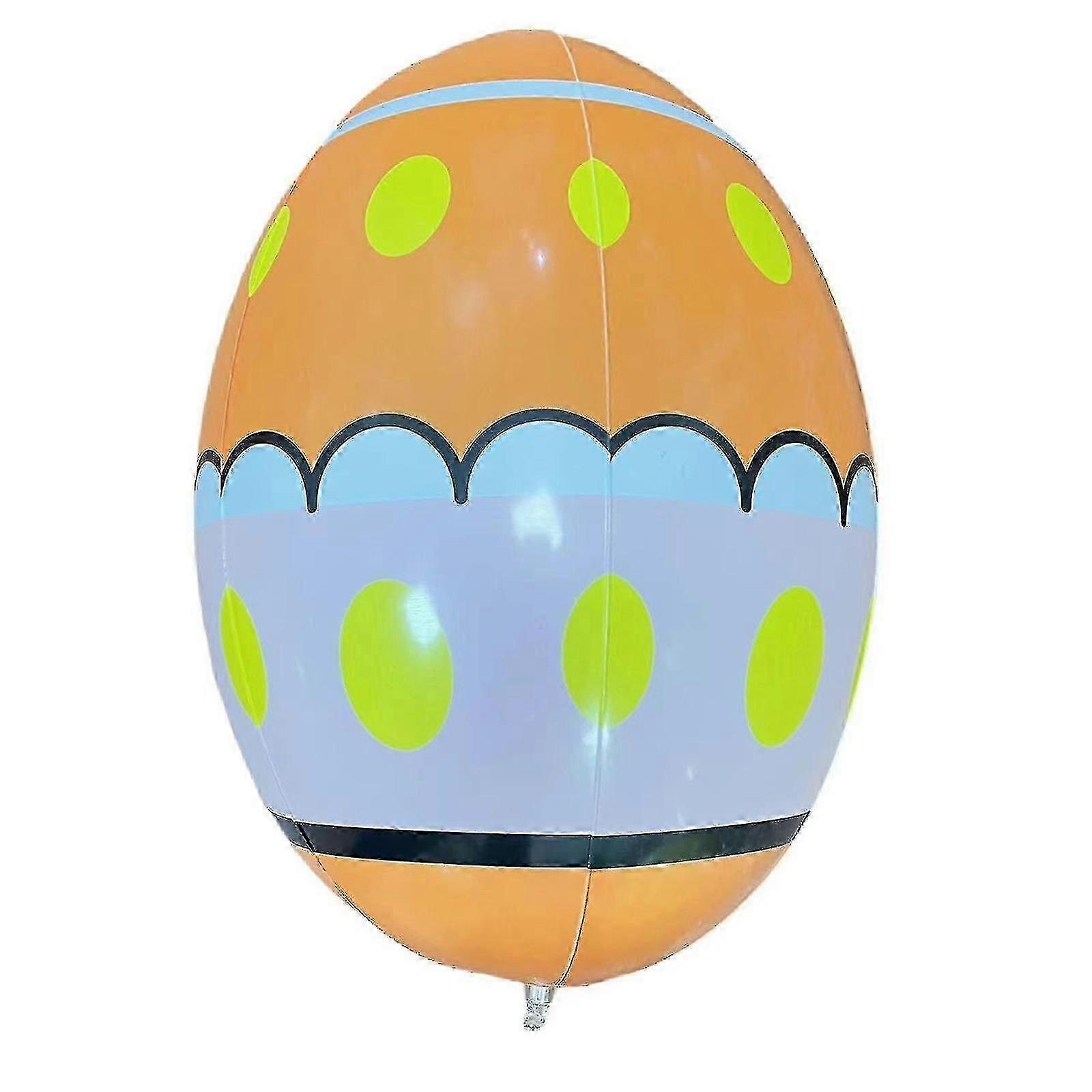 Easter Decorations Easter 60cm Outdoor Easter Inflatable Decorated Ball Giant Easter Inflatable Ball Easter Courtyard Decorations