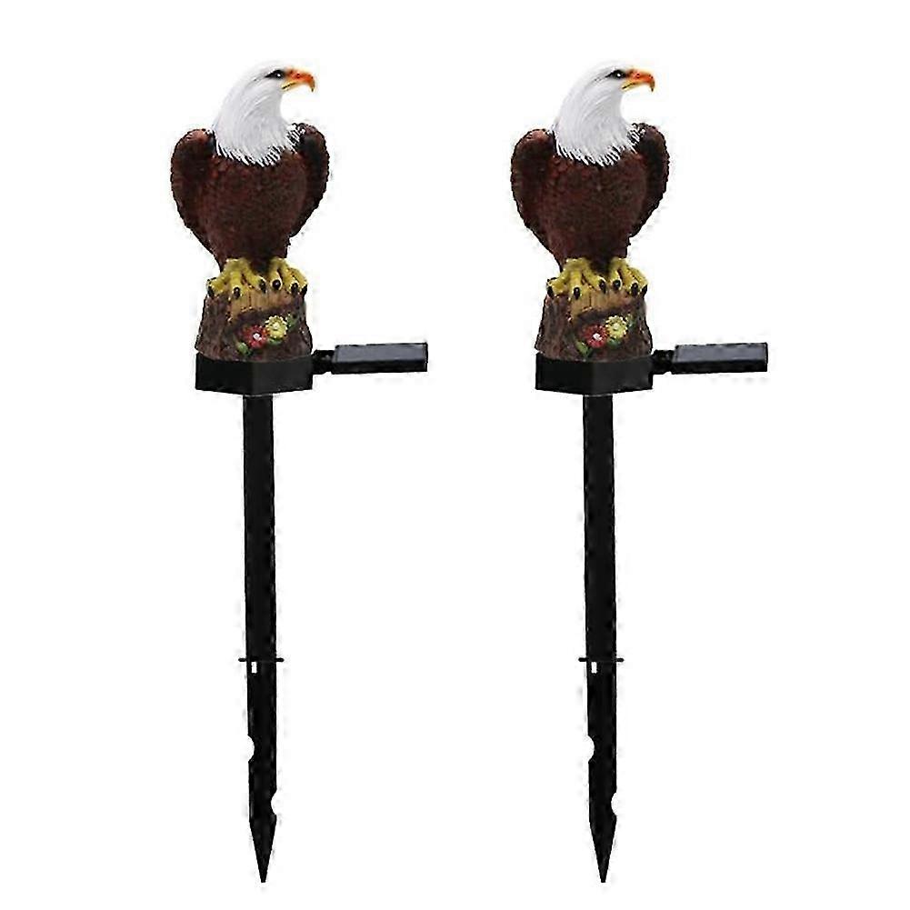 Solar Eagle Outdoor Garden Light, Outdoor Path Solar Powered 2 Pack