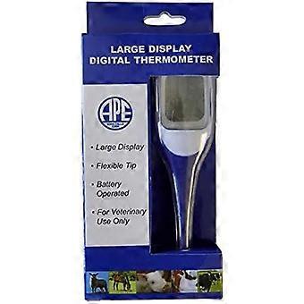 Veterinary Thermometer. Fast, Accurate Temperature Readings for Pets and Livestock. Large Display. Flexible Tip.