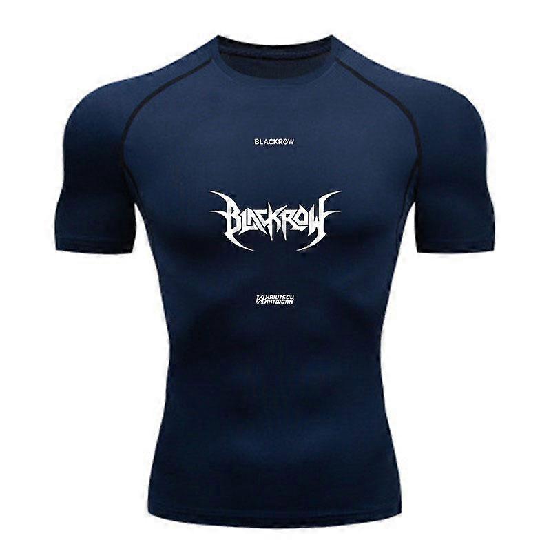 Men's Quick Dry Compression Workout T-Shirt, Casual Lightwei