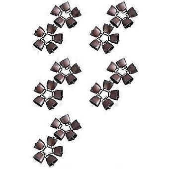 50PCS Loud Copper Grazing Bells for Cattle Sheep Horses - Small Bronze Bell