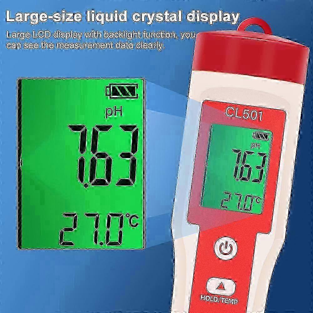 Swimming pool water analyzer with chlorine PH ORP functions