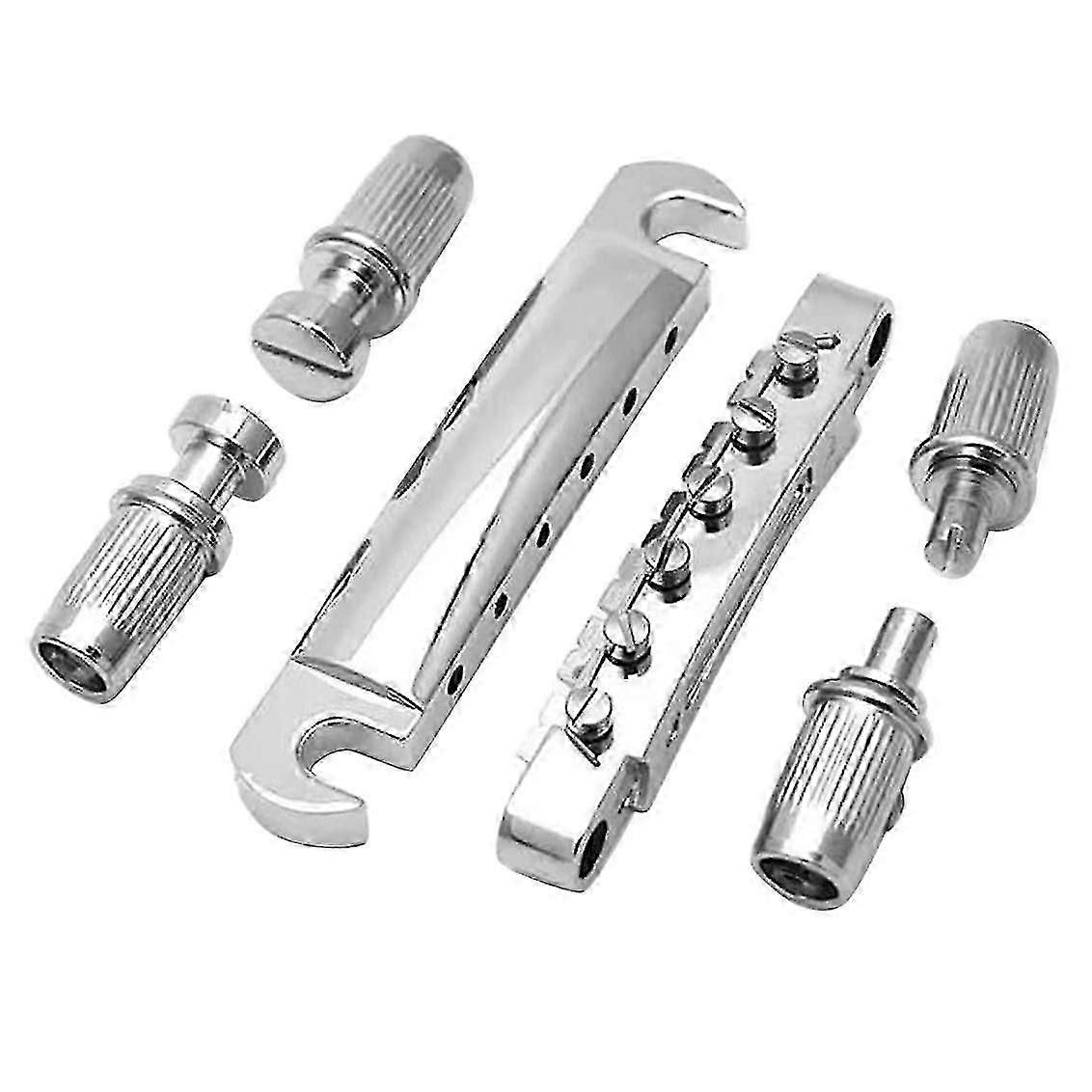 Electric Guitar Bridge and Tailpiece Set