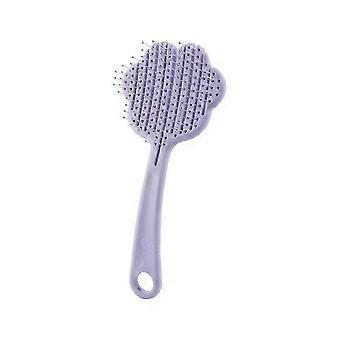 Pente de Costela Pente Fofo Pente de Massagem Específico Cabeça de Pente para Cabelo Liso Anti-Emaranhado