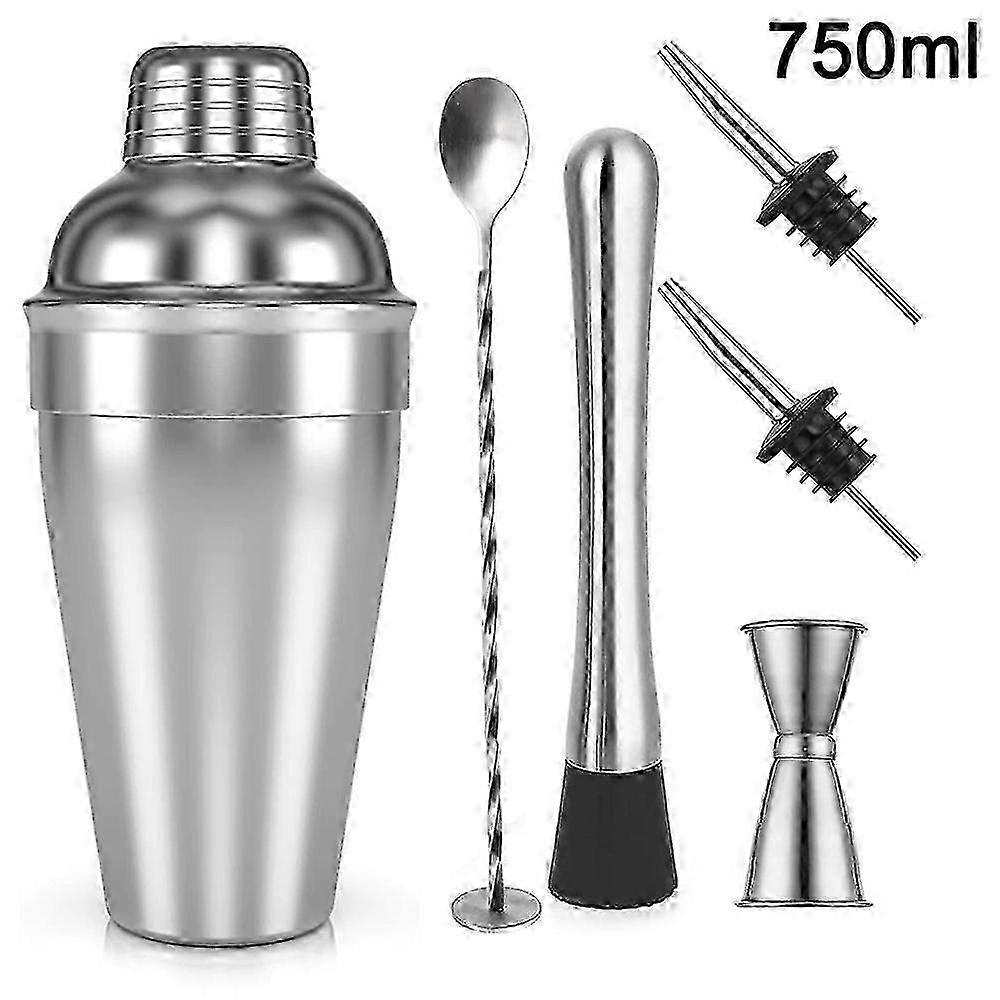 750ml Mirror-Finish Bar Shaker Set