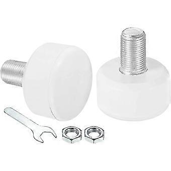 Roller Skate Toe Stops With Bolts, 82a Rubber Brake Stoppers Block Round compatible with Roller Skate Accessories Replacement New