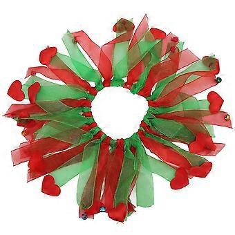 Breathable Holiday Pet Collar With Soft Bell