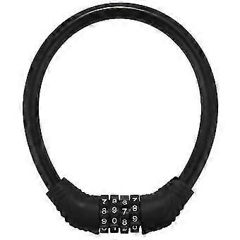 4-Digit Code Chain Lock Portable PVC-Coated