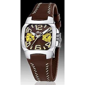 Lotus code Quartz Analog Woman Watch with Cowhide Bracelet 15508/5