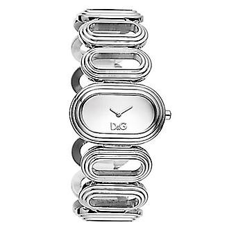 D & g gordijn horloge voor vrouwen analoge Quartz met roestvrijstalen armband DW0617
