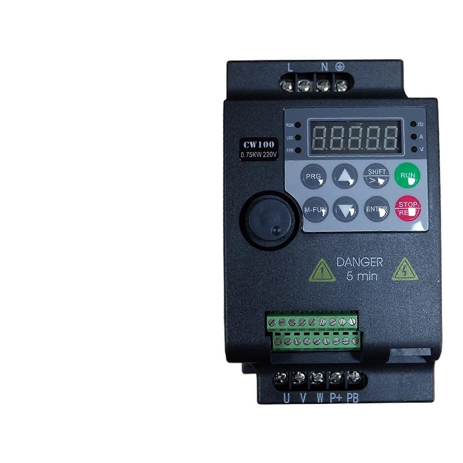 VFD Motor Speed Controller 0.75kW 220V 3 Phase Electric Motor Variable Frequency Drive