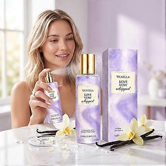 Vanilla Body Spray Contains Flat-Leaf Vanilla Orchid, Warm And Gentle Fragrance, Portable, Refreshing Without Dryness Spray