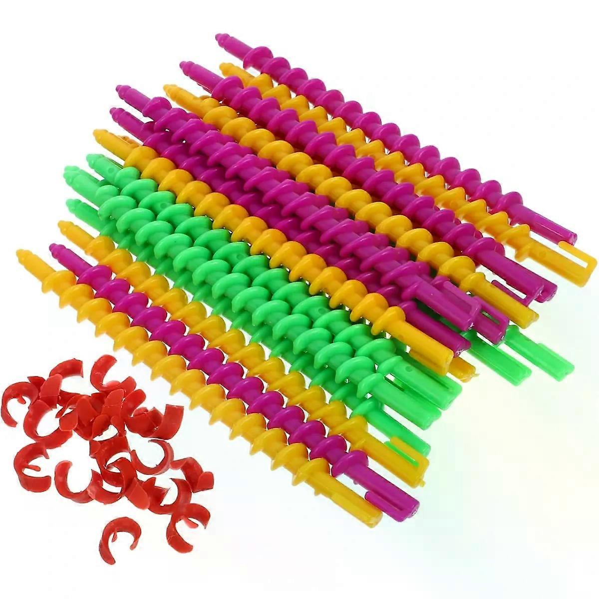 Perm Rods Plastic 20pcs Hair Rollers for DIY Styling