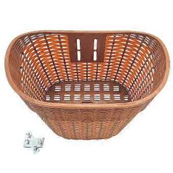 Bike Handlebar Basket Front Handlebar Basket compatible with Bike Use 1Pcs Chocolate Color