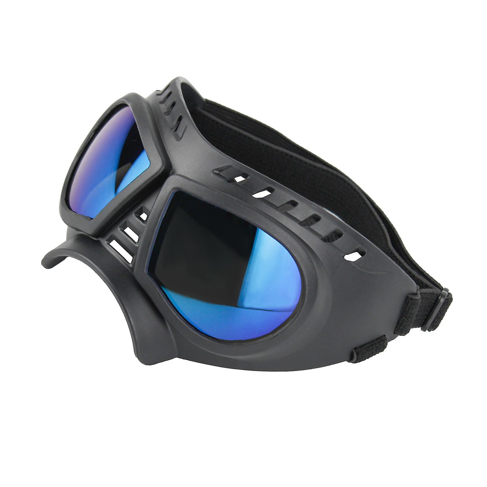Dog Goggles Sunglasses with Adjustable Strap Medium to Large Breed Blue