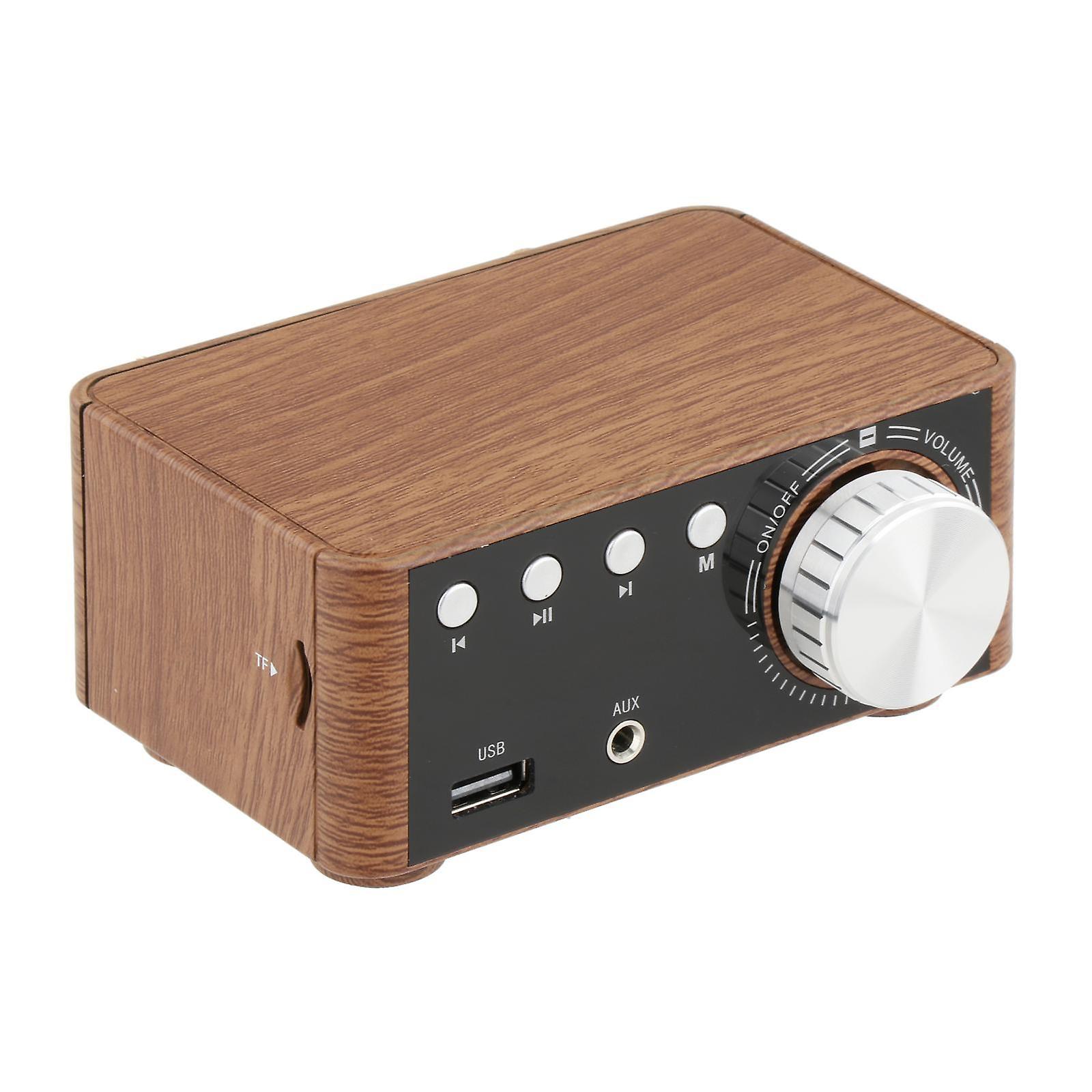 Powerful Mini 100W Bluetooth 5.0 Power Amplifier Hi-Fi 2.0 Channel TF USB/
