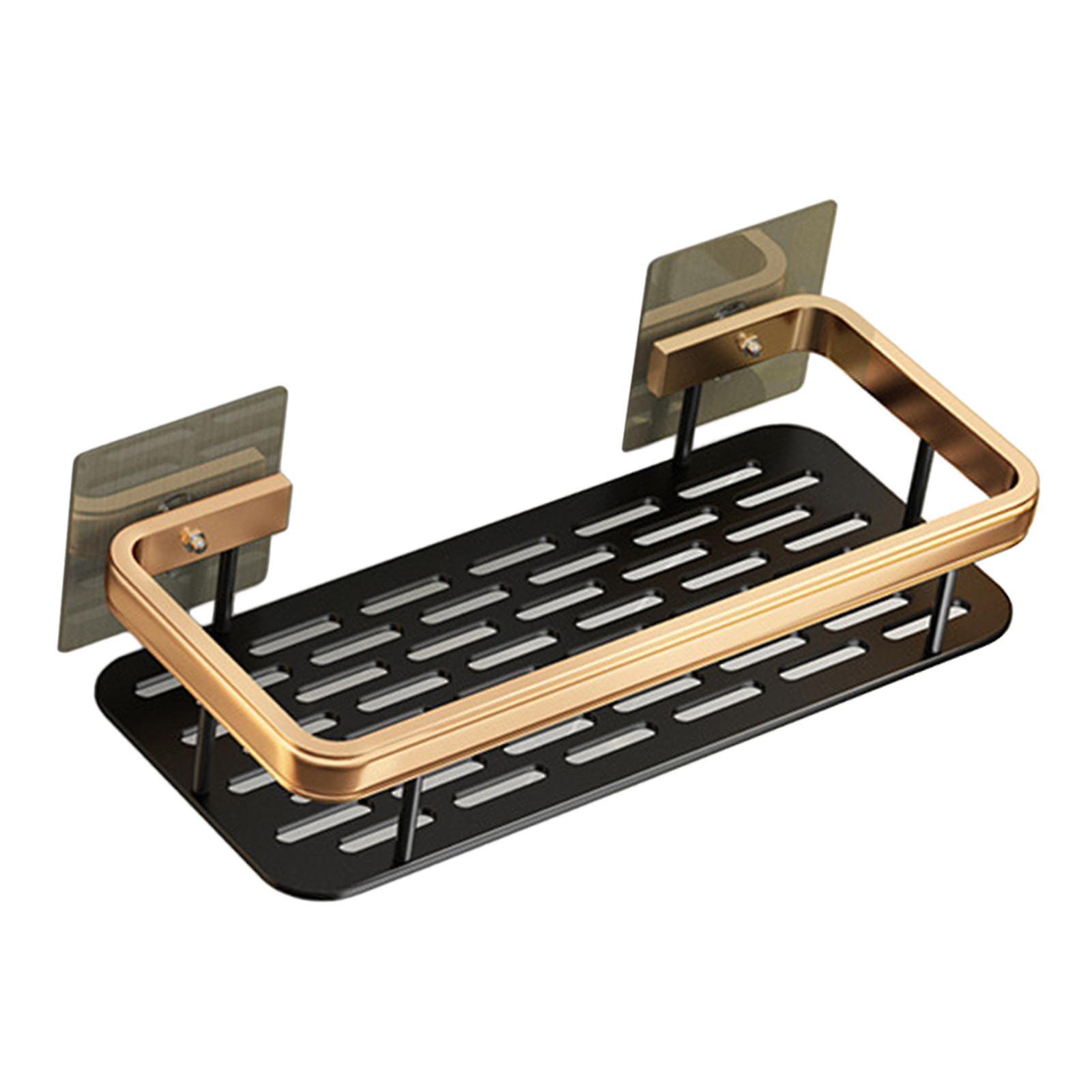 Shower Caddy Punch-Free Storage Rack Bathroom Shelf  1Pc Set