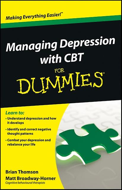 Managing Depression With Cbt For Dummies by Matt BroadwayHorner Paperback
