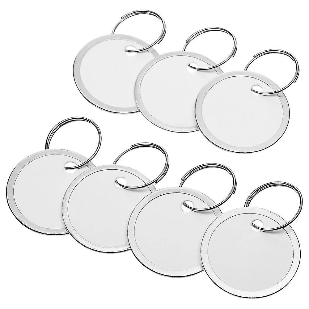 Metal Rim Tags Key Tags Round Paper Tags With Metal Rings For Car Keys ...