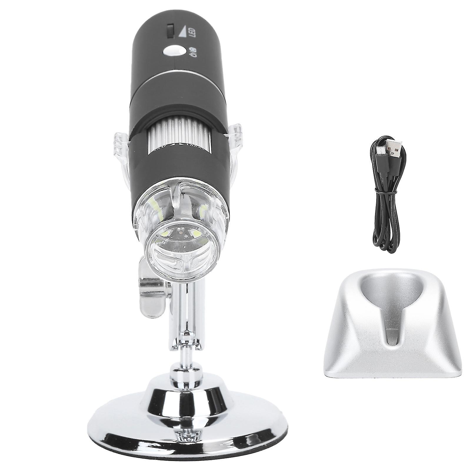 Wifi Wireless Digital 1080p Microscope 1000x Handheld Magnifier Camera 8 Led Lights