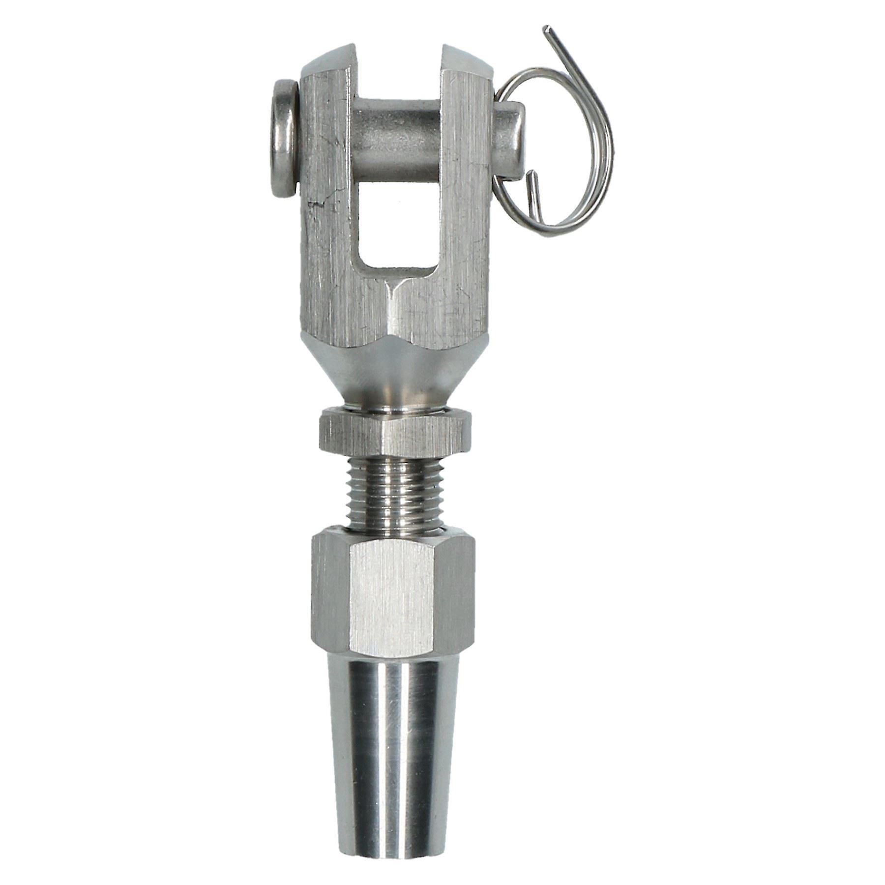 5mm Wire Cable Rope Jaw Rigging Terminal Swageless DIY Fitting Stainless 316